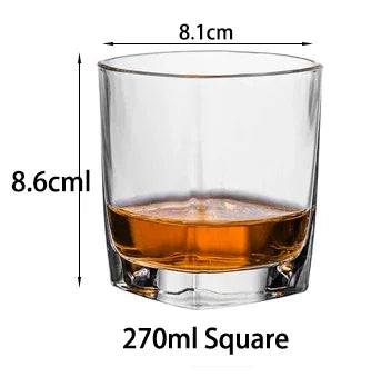 Verres whisky old fashioned relief élégant résistants cocktail