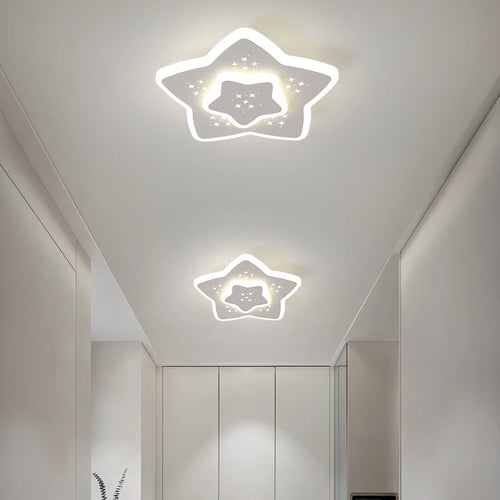 plafonnier led encastré acrylique créatif étoilé simple balcon