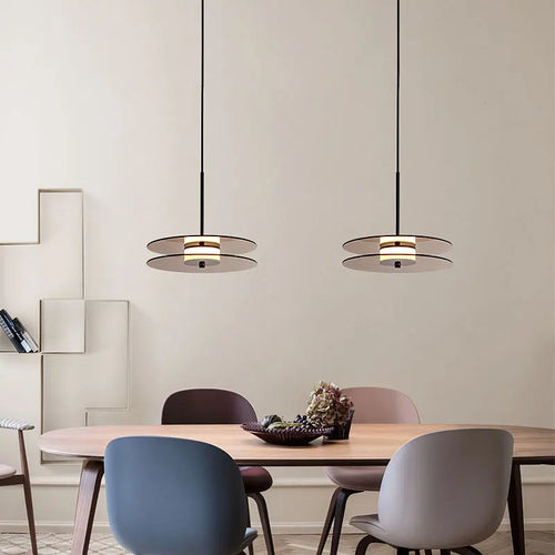 Suspension LED nordiques en verre créatif