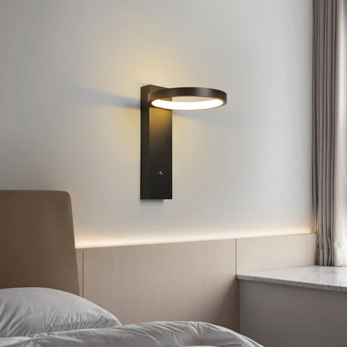 Moderne minimalistische dekorative Wandleuchte mit Mondschatten - vue 6 sur 14