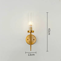 Lustre métal or verre LED