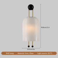 lustre en verre wabi sabi pour décoration moderne de la maison