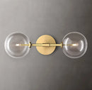 Applique murale boule de verre ronde post-moderne