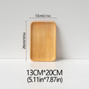 Wood Beech Plate Fruit Plate Oval Pallet trays decorative Candy Rectangular Dessert Dinner Tableware Tray, Kitchen Accessories