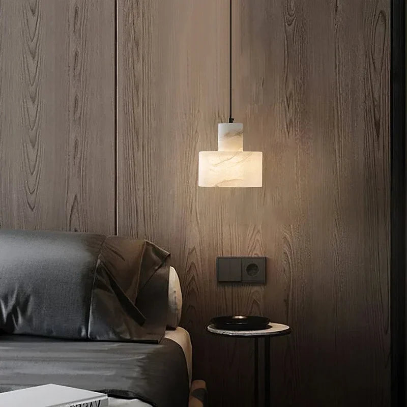 suspension en marbre naturel design moderne pour intérieur élégant - vue 5 sur 7