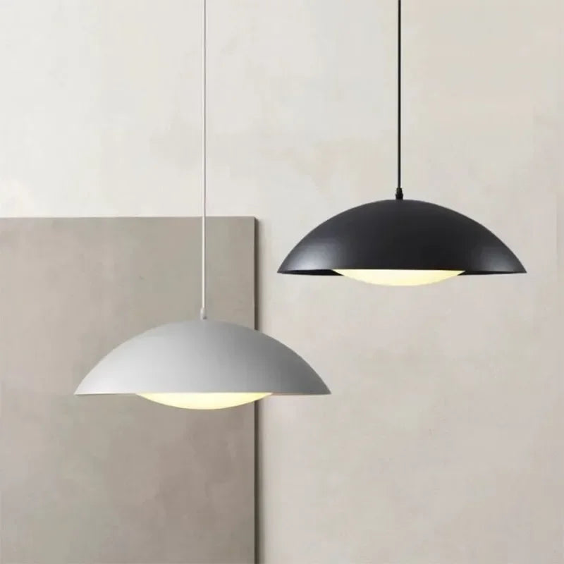 Moderne Pendelleuchte aus minimalistischem Eisen für den Innenbereich - vue 3 sur 10