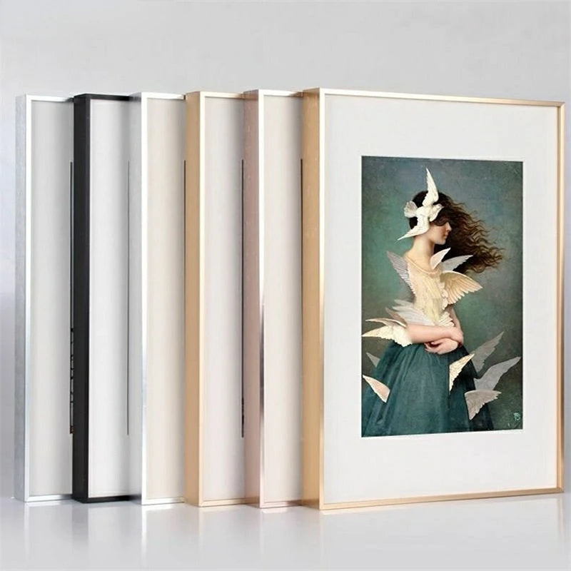 Cadre photo en aluminium pour décoration murale intérieure