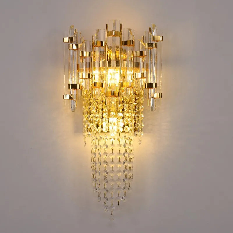 applique murale en cristal moderne luxe style nordique pour intérieur élégant - vue 2 sur 7