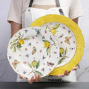 Assiette en céramique style européen motif citron