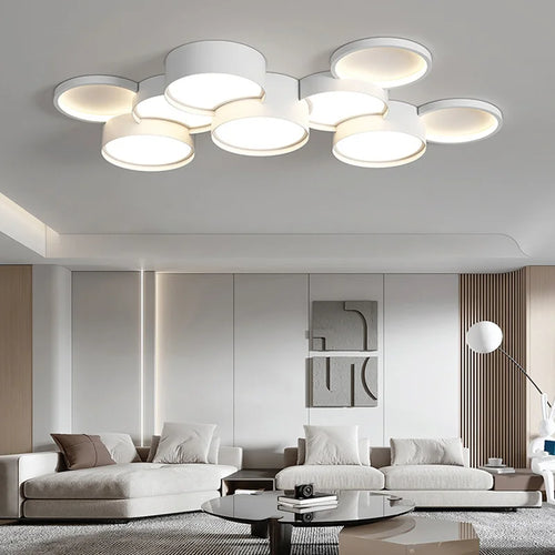 lustre moderne à leds pour un éclairage intérieur élégant - vue 4 sur 13
