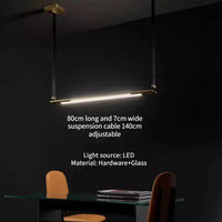 Minimalistischer Kronleuchter im industriellen Stil für moderne Einrichtung