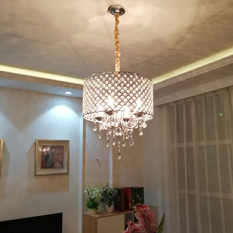 lustre vintage en cristal et fer pour restaurant ou bar - vue 4 sur 8