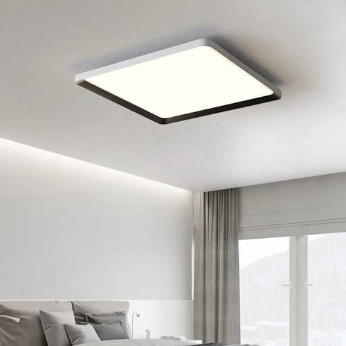 Ultraflache runde LED-Deckenleuchte modern ohne Stroboskop-Schutz - vue 5 sur 11