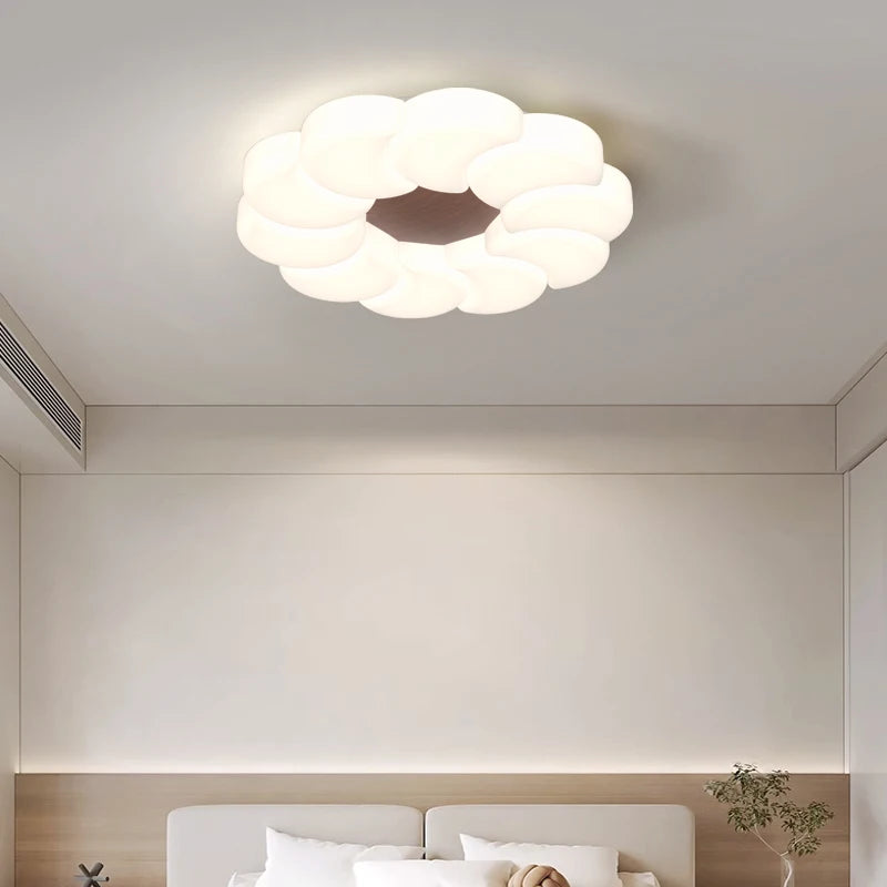 plafonnier led moderne en cristal pour intérieur élégant