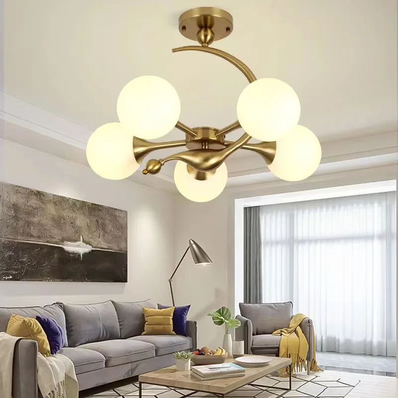lustre nordique post-moderne simple style américain moderne - vue 6 sur 14