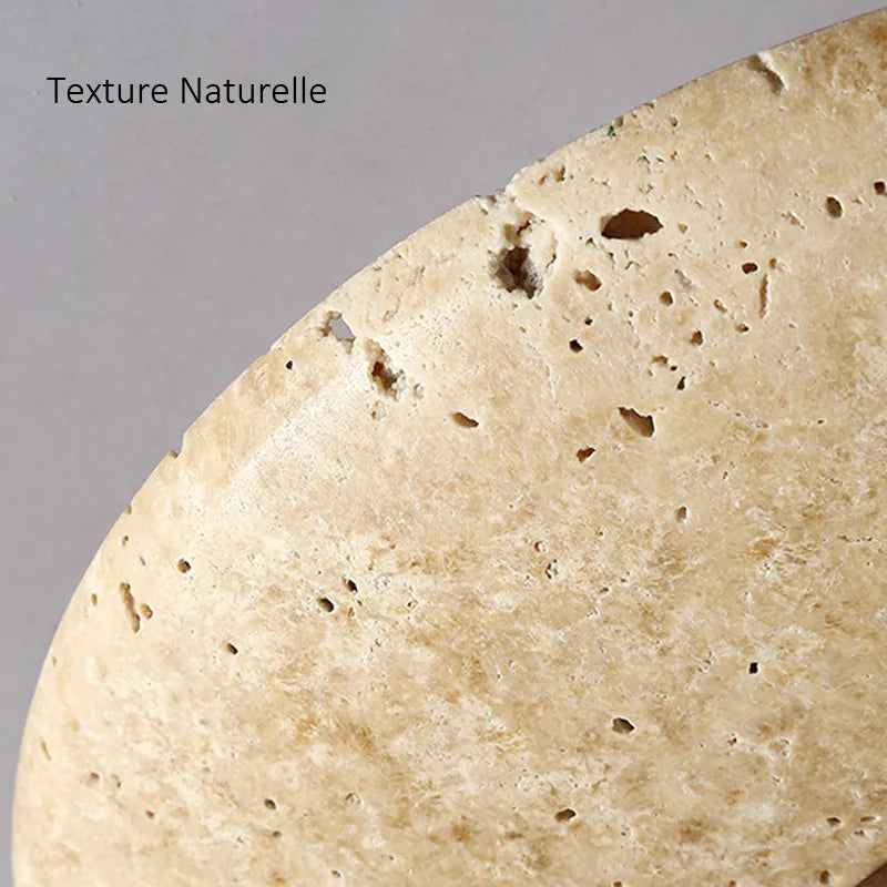 Deckenleuchte Japan Wabi Sabi Naturstein Stil - vue 4 sur 6