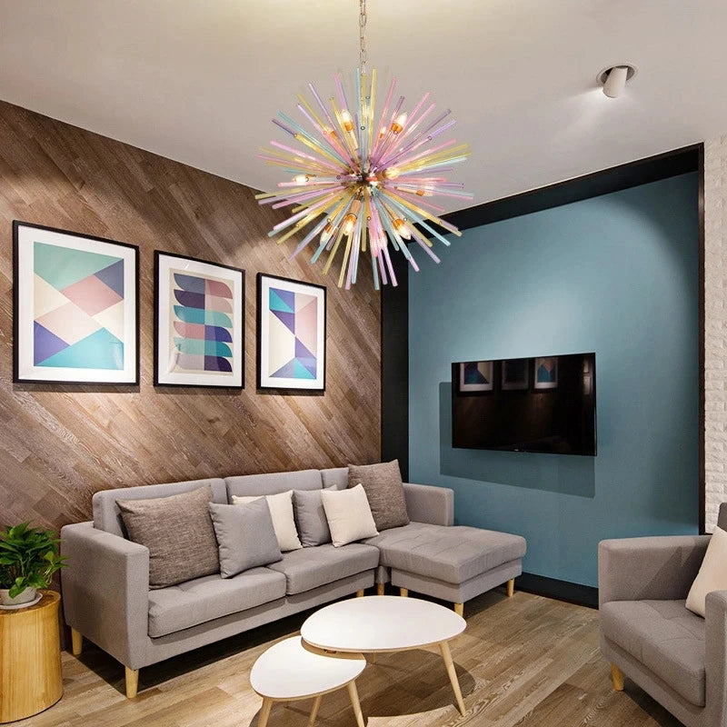 suspension pissenlit moderne créative pour décoration intérieure - vue 4 sur 9