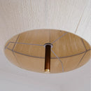 Nordische Retro-Pendelleuchte aus Hanfseil und Rattan mit LED
