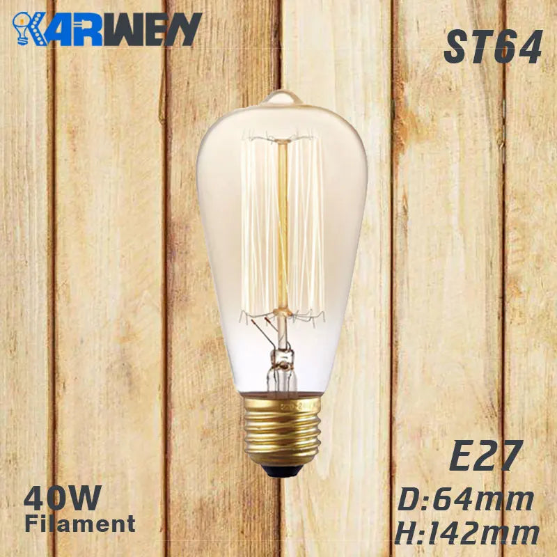 Vintage Edison LED-Leuchtmittel Filament 6er-Set - vue 11 sur 18