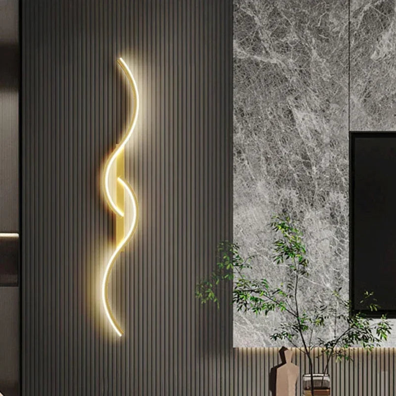 applique murale led moderne pour décoration intérieure et éclairage élégant - vue 3 sur 18