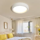 LED-Deckenleuchte im Creme-Stil mit Augenschutz