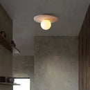 Wandleuchte im Retro-Design aus Naturstein mit dekorativer LED