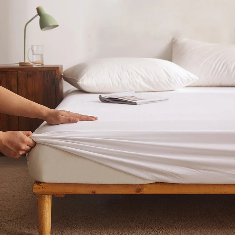 protege matelas housse imperméable et respirante blanc 1 pièce