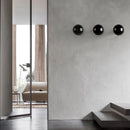 Applique murale led nordique ronde en métal pour décoration intérieure