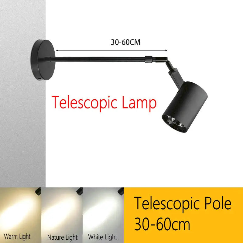 applique murale télescopiques led modernes long bras