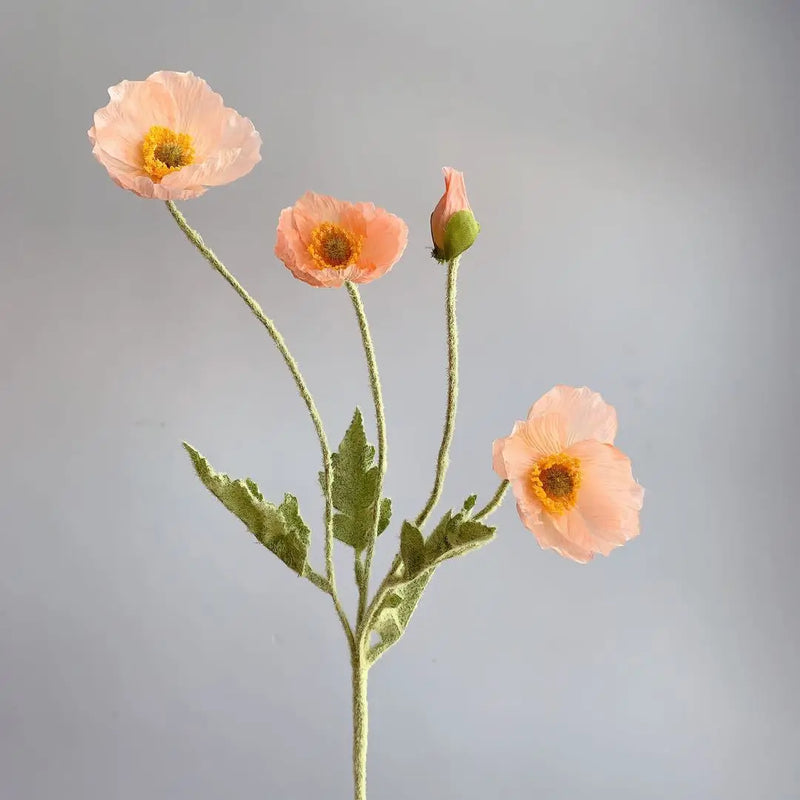 bouquet de fleurs artificielles pavot pour décoration maison jardin fête