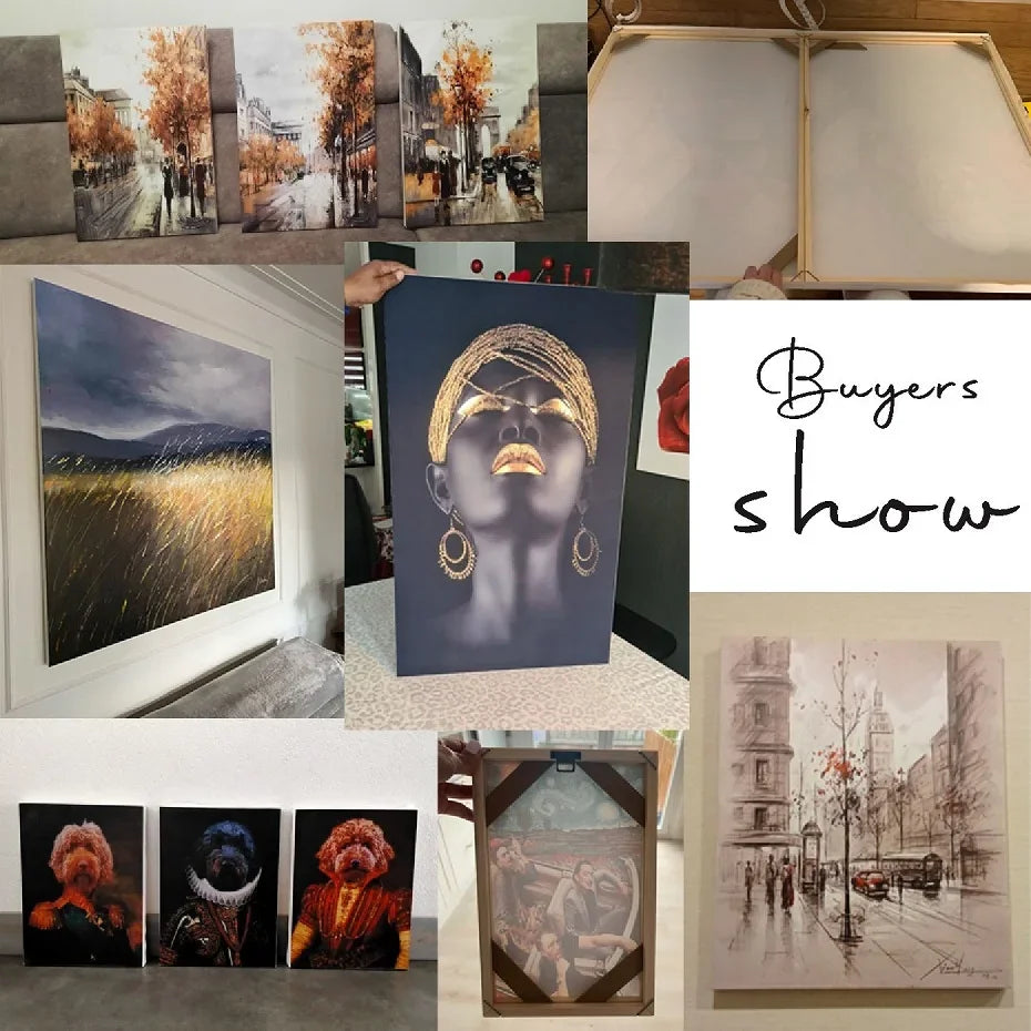 cadre mural en bois pour toiles et peintures décoratives - vue 11 sur 30