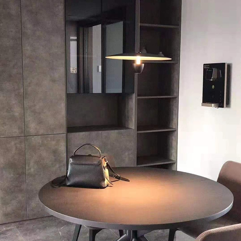 Suspension design LED avec abat-jour arrondie nordic Fuji - vue 3 sur 8
