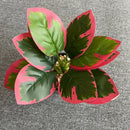feuilles de phénix artificielles décoration verte en plastique