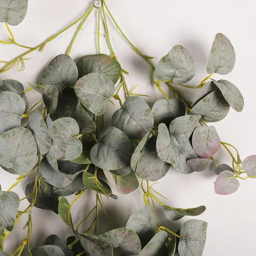 décoration murale en feuilles d'eucalyptus pour espaces intérieurs - vue 5 sur 6