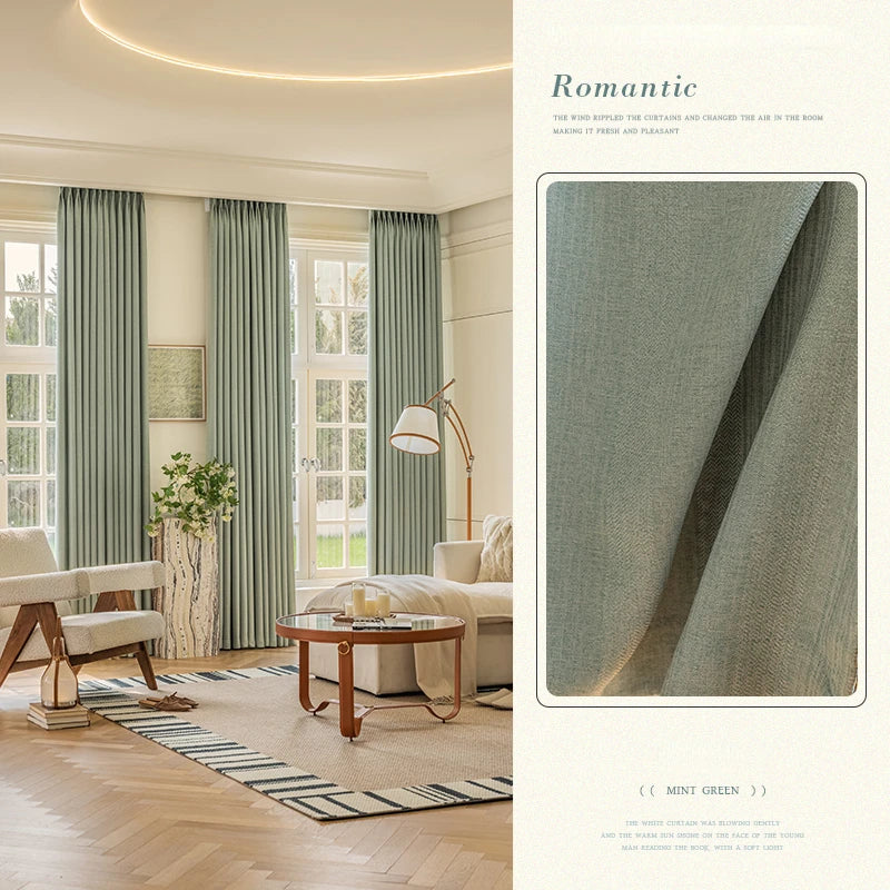 Rideau occultant moderne isolation lumière salon chambre fenêtre