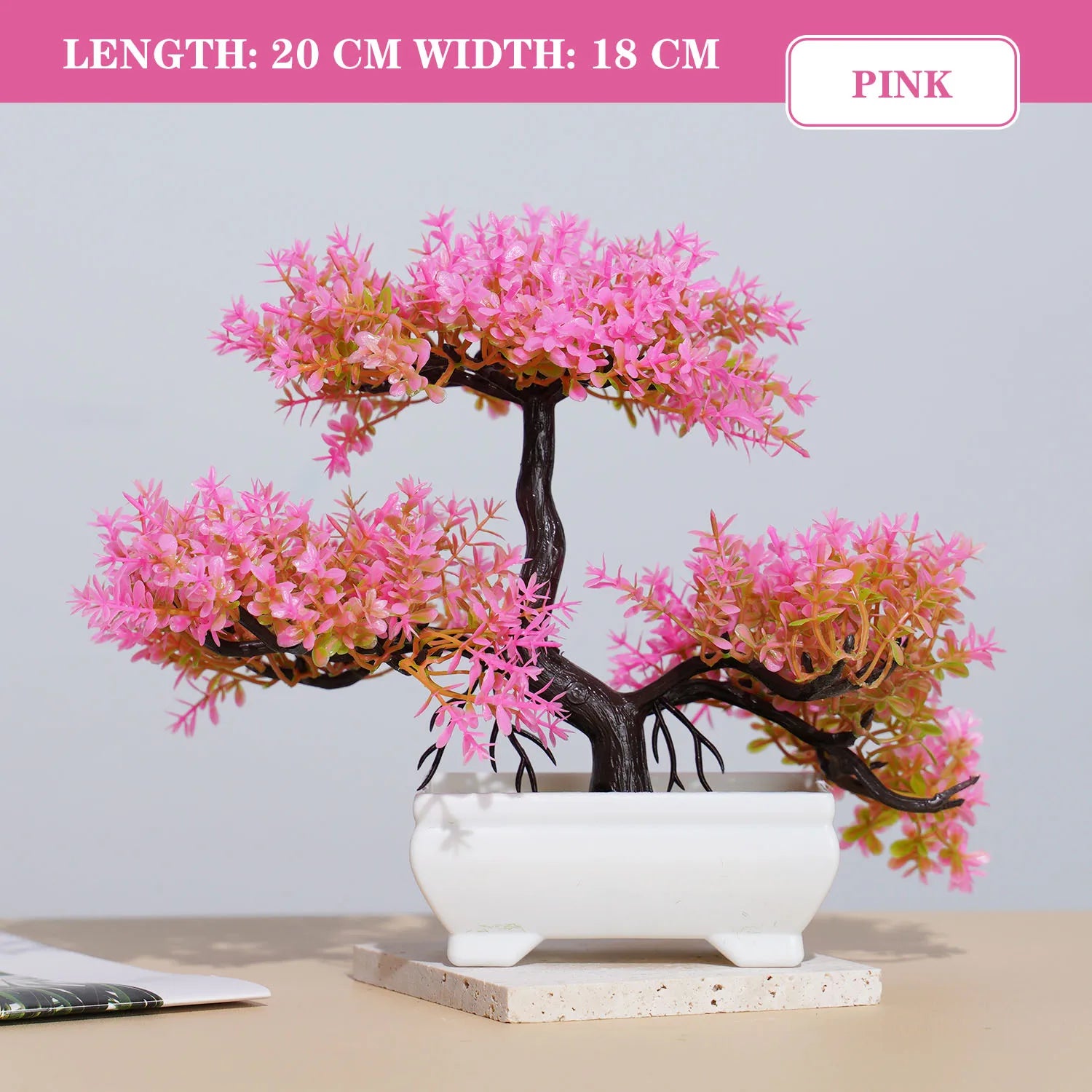 plantes artificielles bonsaï petit arbre décoration intérieure et extérieure - vue 11 sur 32