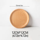 Wood Beech Plate Fruit Plate Oval Pallet trays decorative Candy Rectangular Dessert Dinner Tableware Tray, Kitchen Accessories
