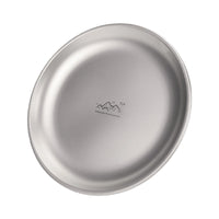 Assiette titane légère randonnée camping empilable résistante rouille