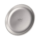 Assiette titane ultralégère portable pour camping randonnée
