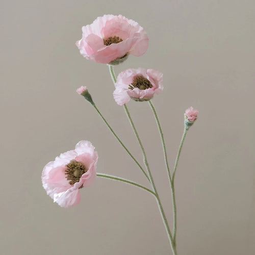 fleurs artificielles de pavot pour décoration mariage jardin et DIY