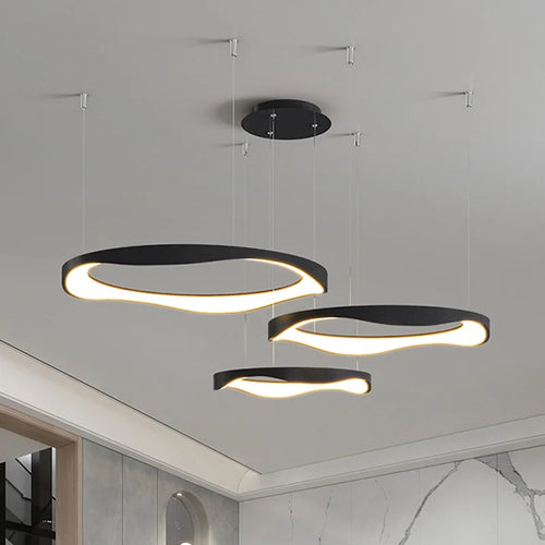 Moderne Design-Pendelleuchte für elegantes Wohnambiente - vue 4 sur 13