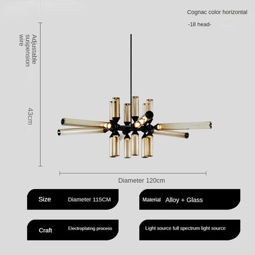 Tischlampe aus Glas im italienischen Design für moderne Räume - vue 14 sur 19