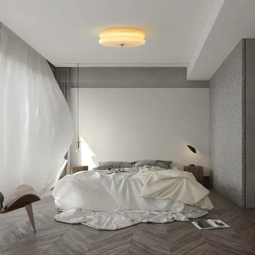 Design-Deckenleuchte aus Glas für moderne elegante Beleuchtung - vue 5 sur 10