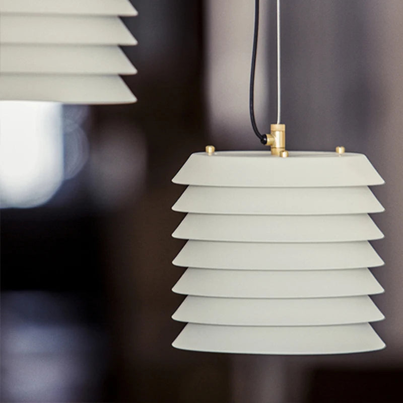 suspension danoise créative en fer pour éclairage décoratif - vue 7 sur 7