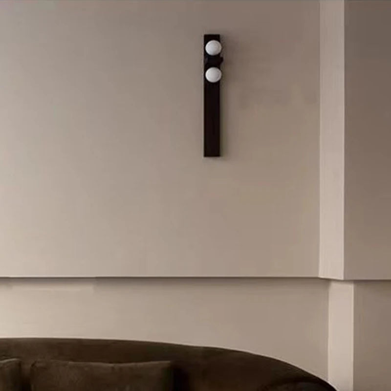 Moderne Wandleuchte mit Glaskugel – Kreative Leuchte für Hotel - vue 5 sur 8