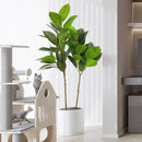 plantes artificielles ficus en plastique pour décoration intérieure et extérieure