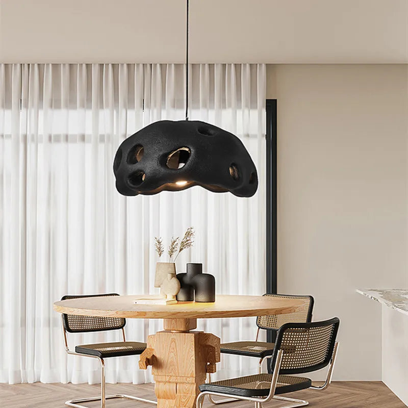 suspension design nordique wabi-sabi pour café et restaurant - vue 4 sur 12