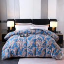 New 95 printed hotel down quilt thickened warm white goose down winter quilt , easy temperature locking