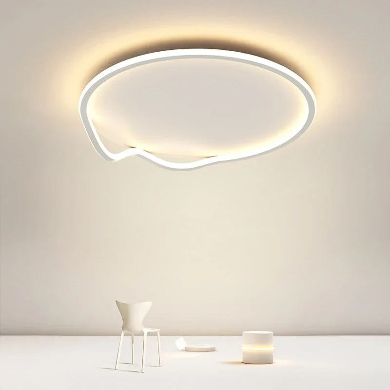 plafonnier led design nordique simple créatif décoratif intérieur - vue 4 sur 10