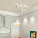 suspension led en bois pour table à manger nordique